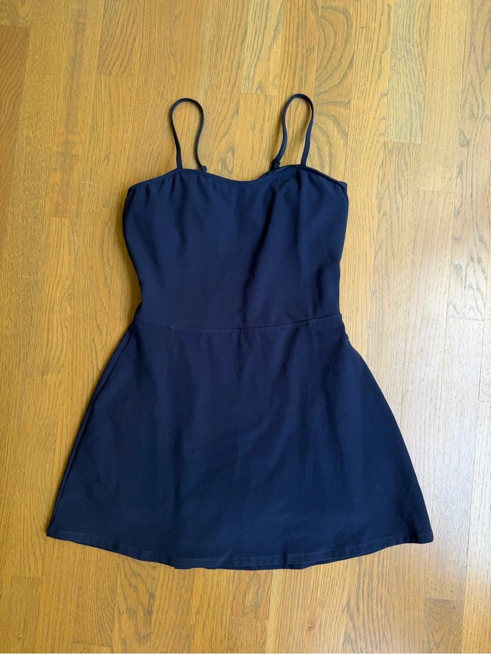 ALO YOGA Alosoft Courtside Tennis Dress Navy Blue Small